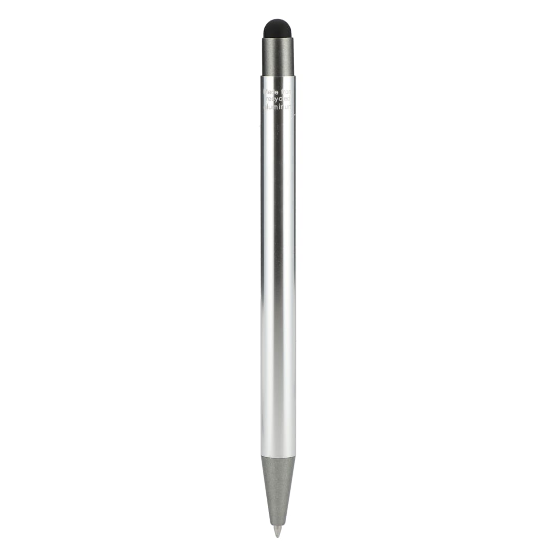 Recycled Aluminum Gel Ballpoint Stylus - 1066-62 Silver