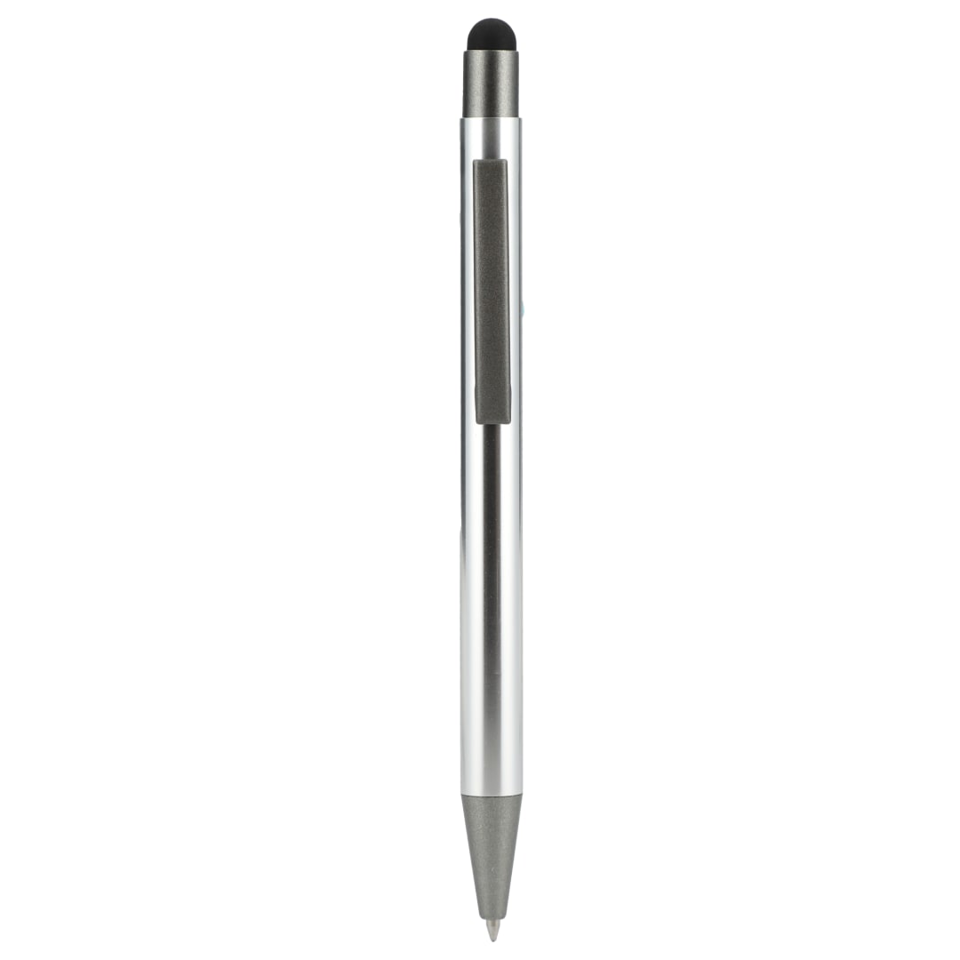 Recycled Aluminum Gel Ballpoint Stylus - 1066-62 Silver