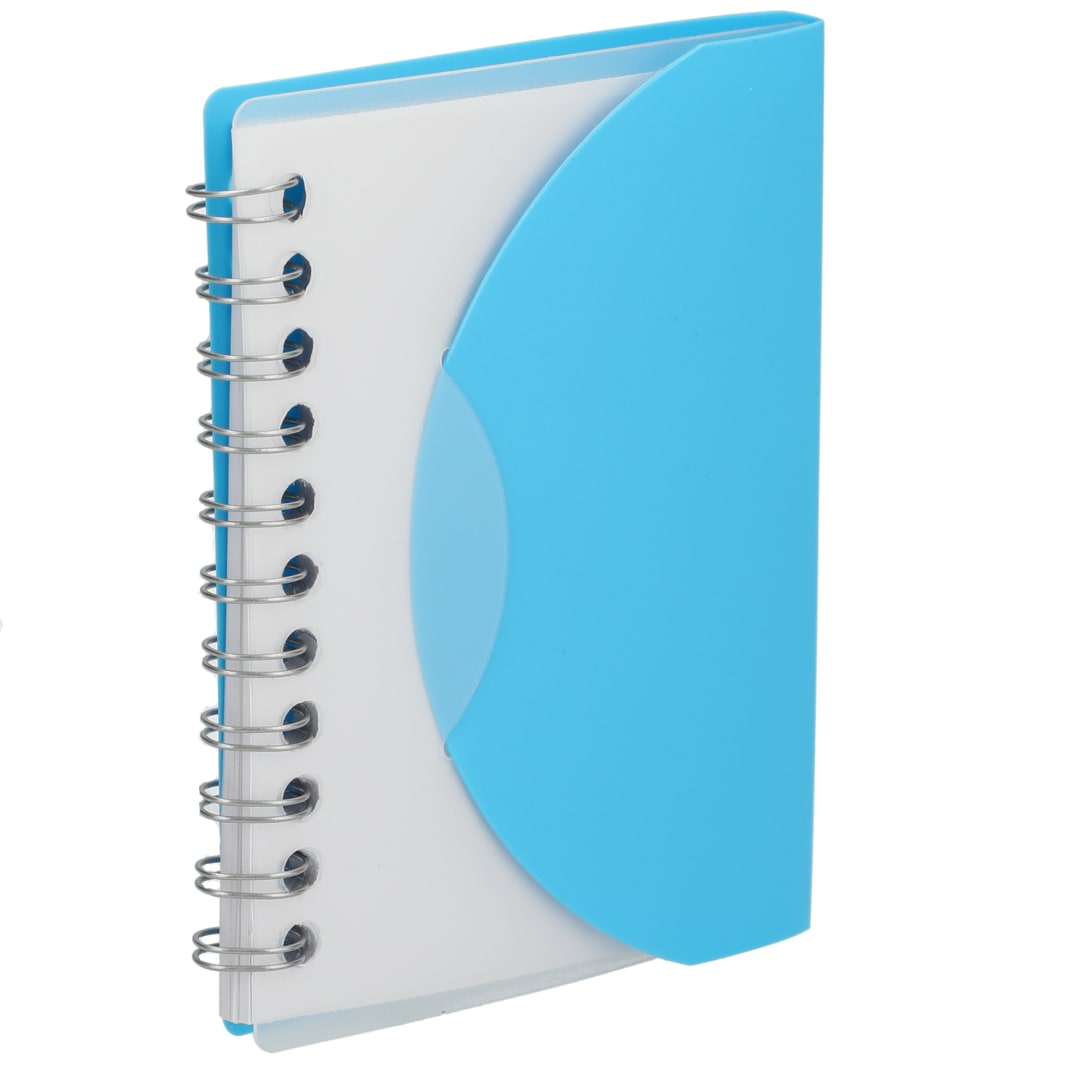 Bullet FSC&#174; Recycled 3.4” x 4.5” Post Spiral Notebook - SM-5282 Blue