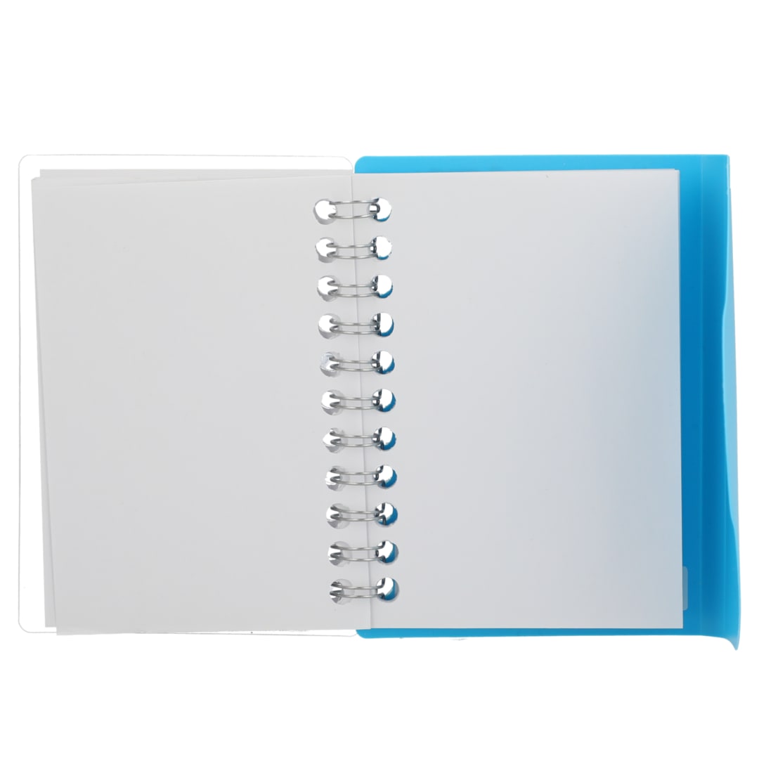 Bullet FSC&#174; Recycled 3.4” x 4.5” Post Spiral Notebook - SM-5282 Blue
