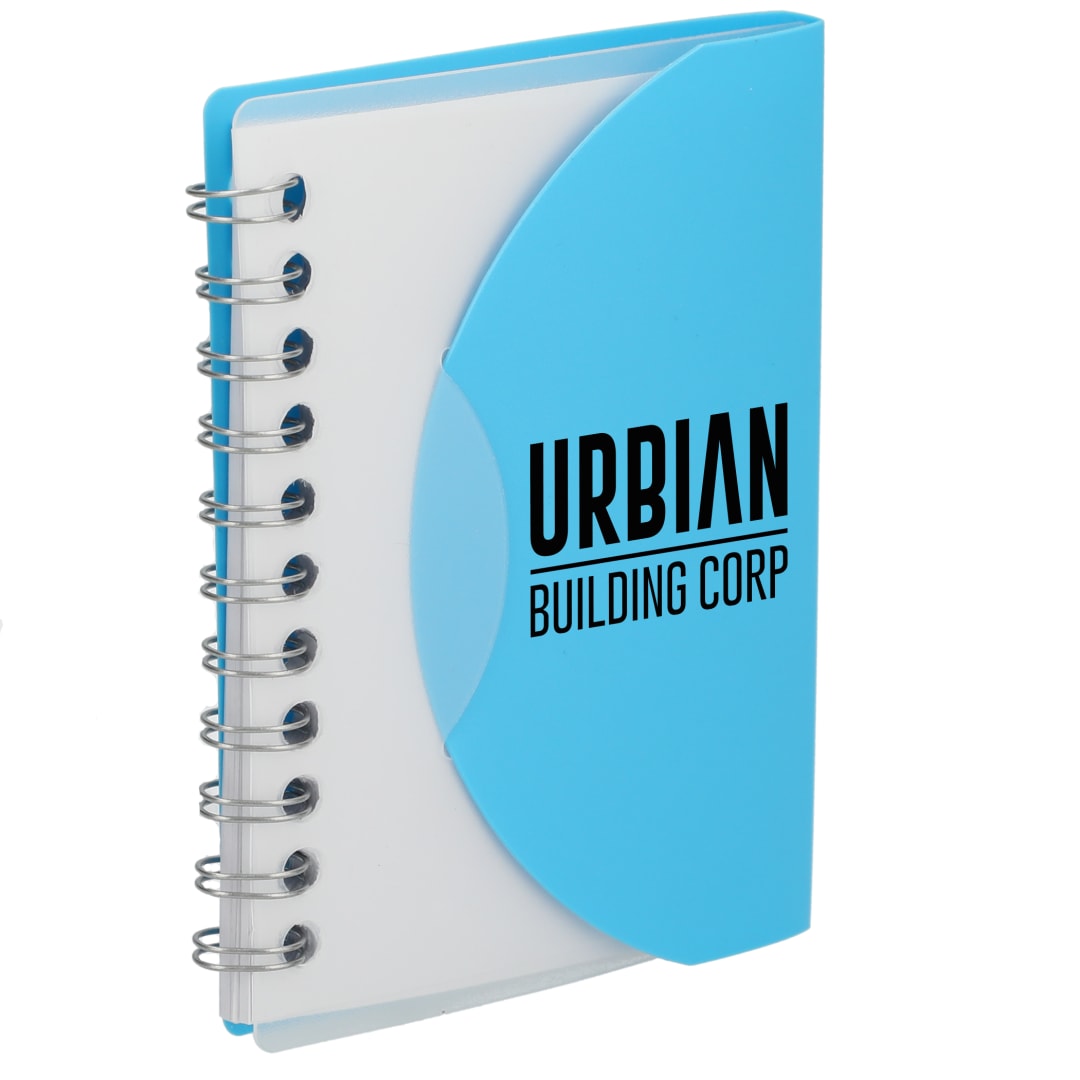 Bullet FSC&#174; Recycled 3.4” x 4.5” Post Spiral Notebook - SM-5282 Blue