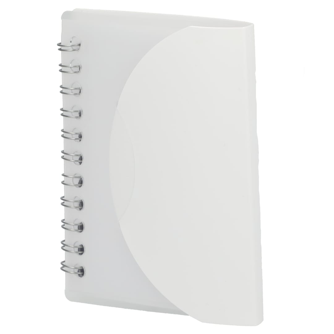 Bullet FSC&#174; Recycled 3.4” x 4.5” Post Spiral Notebook - SM-5282 White