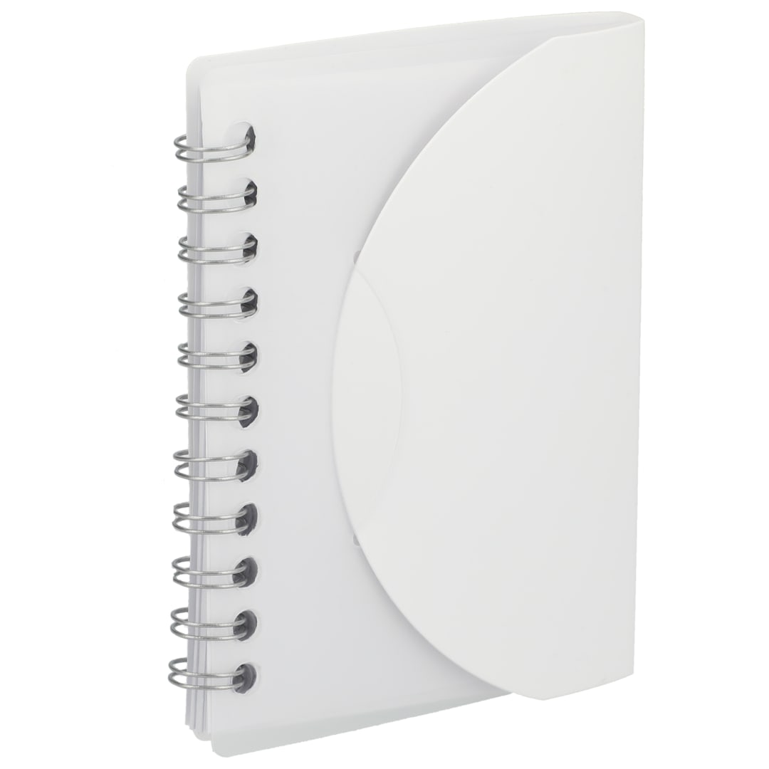 Bullet FSC&#174; Recycled 3.4” x 4.5” Post Spiral Notebook - SM-5282 White