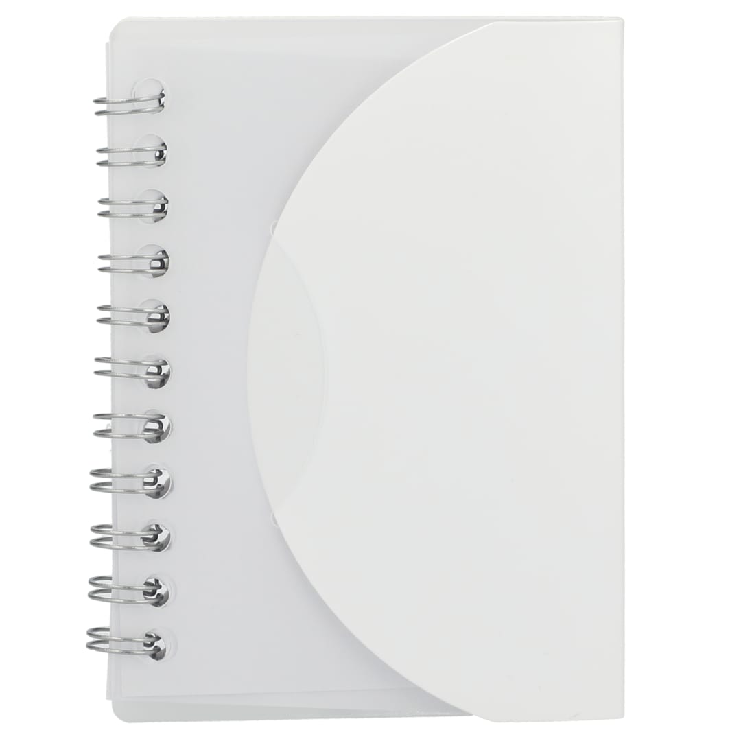 Bullet FSC&#174; Recycled 3.4” x 4.5” Post Spiral Notebook - SM-5282 White