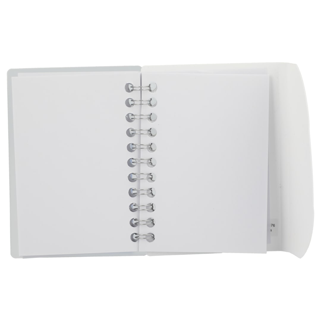 Bullet FSC&#174; Recycled 3.4” x 4.5” Post Spiral Notebook - SM-5282 White