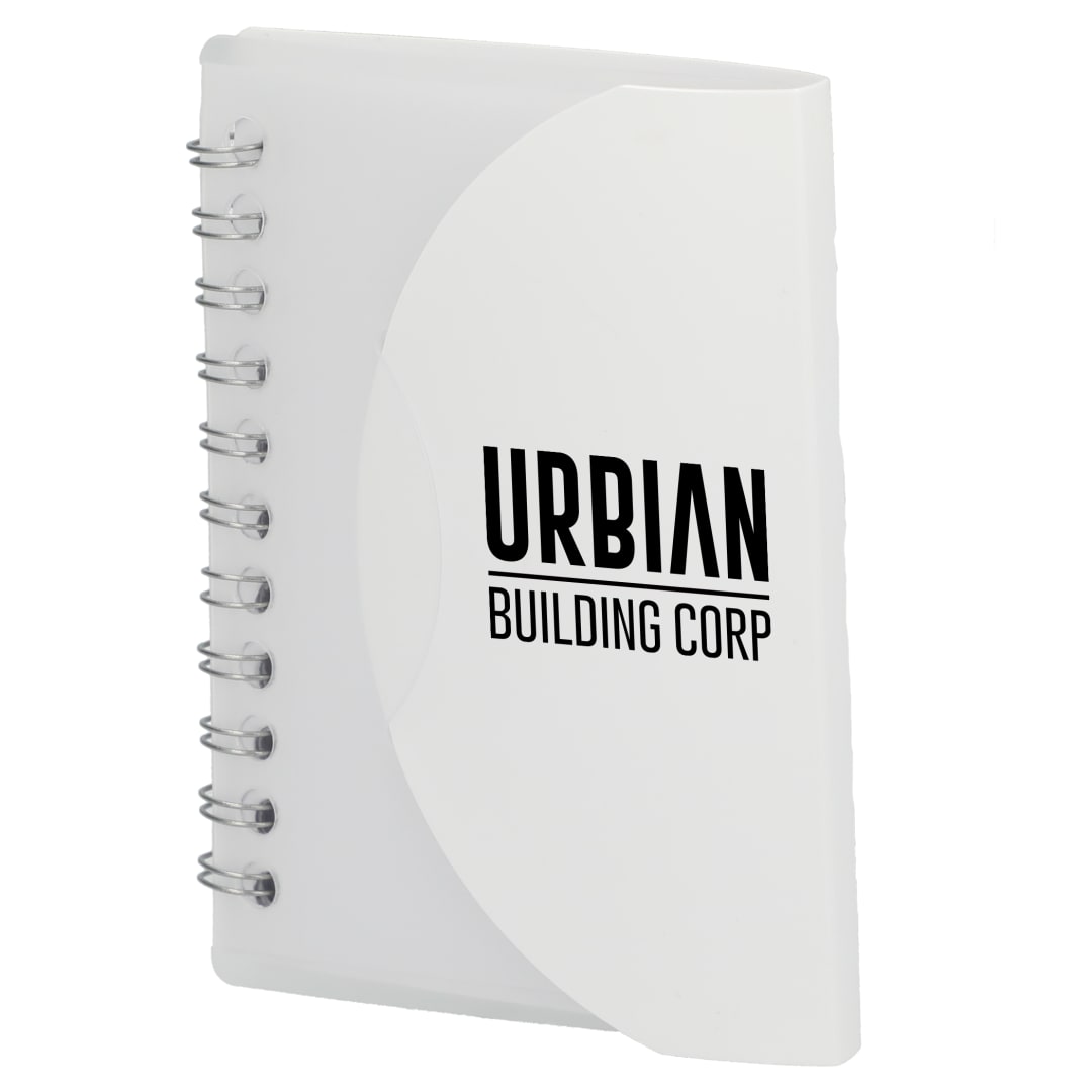 Bullet FSC&#174; Recycled 3.4” x 4.5” Post Spiral Notebook - SM-5282 White