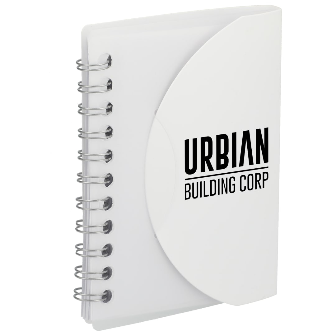 Bullet FSC&#174; Recycled 3.4” x 4.5” Post Spiral Notebook - SM-5282 White