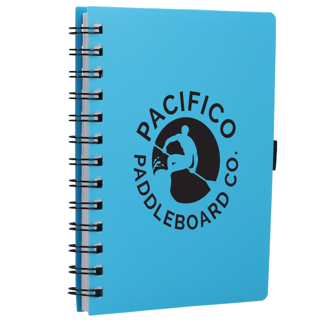 Bullet FSC&#174; Recycled 5.5” x 7” Coordinator Notebook - SM-5283 Blue