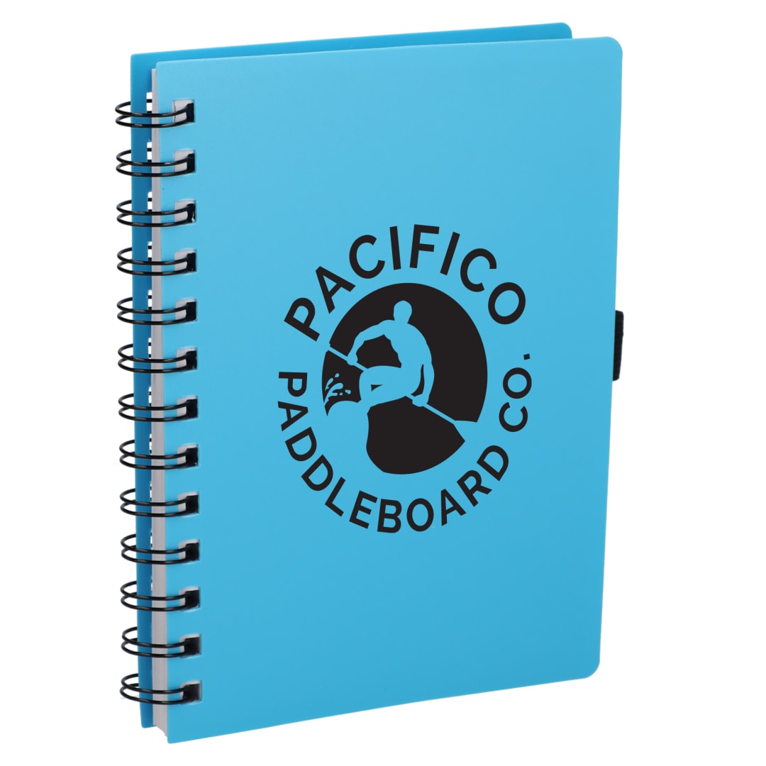 Bullet FSC&#174; Recycled 5.5” x 7” Coordinator Notebook - SM-5283 Blue