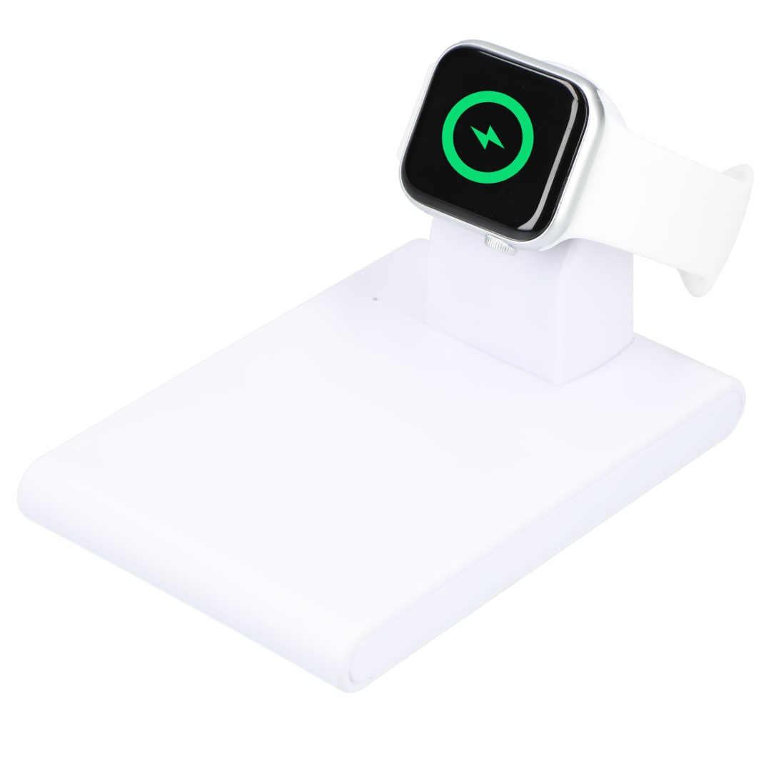 Mate Wireless Charging Pad and iWatch Holder - SM-2835 White