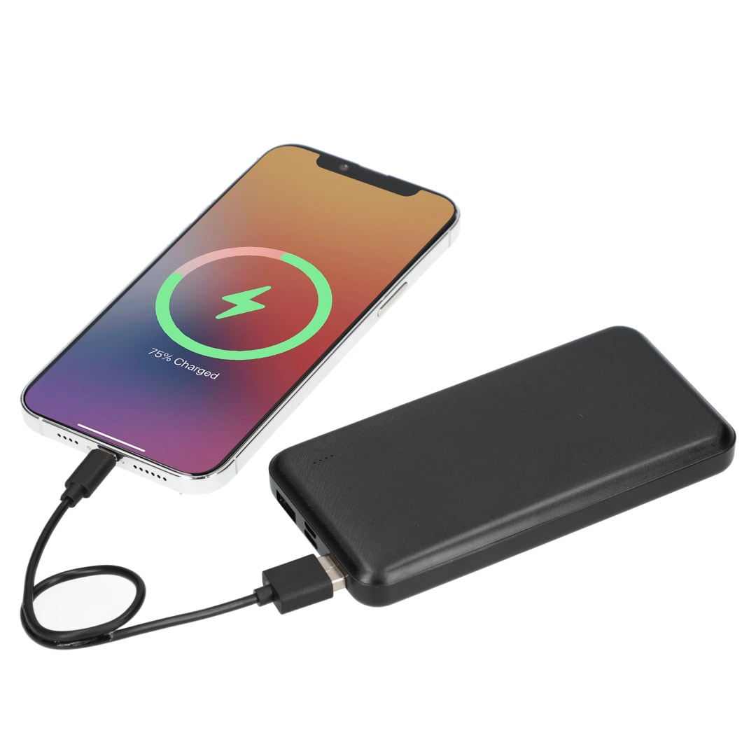 Bullet Dart 10000 mAh Power Bank - SM-2836 Black