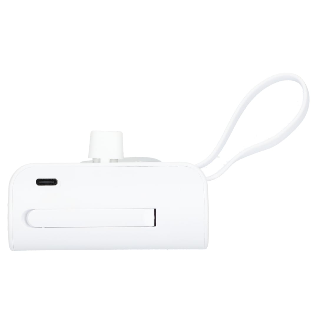 Hue 5000 mAh Power Bank with Multi Tips - SM-2837 White