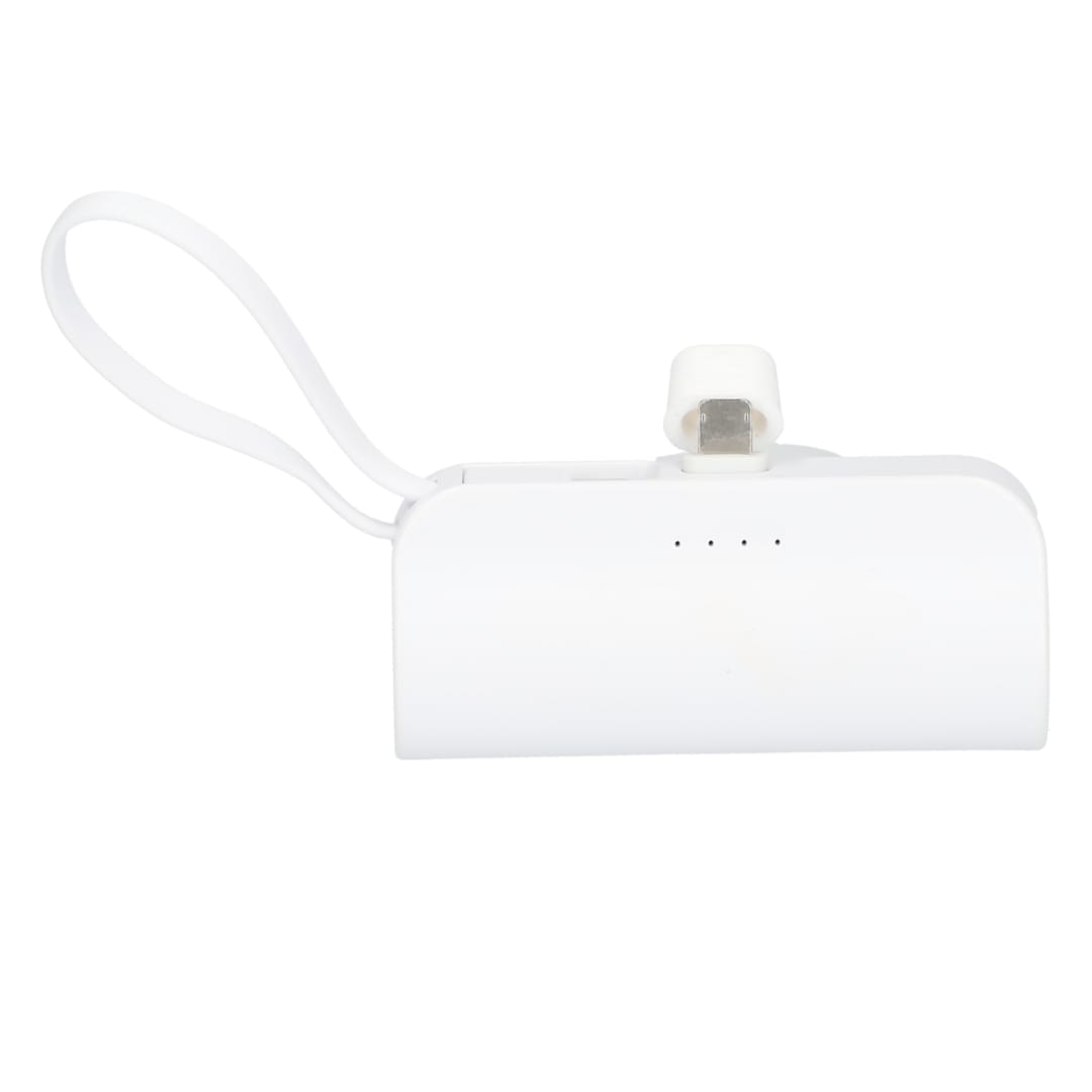 Hue 5000 mAh Power Bank with Multi Tips - SM-2837 White
