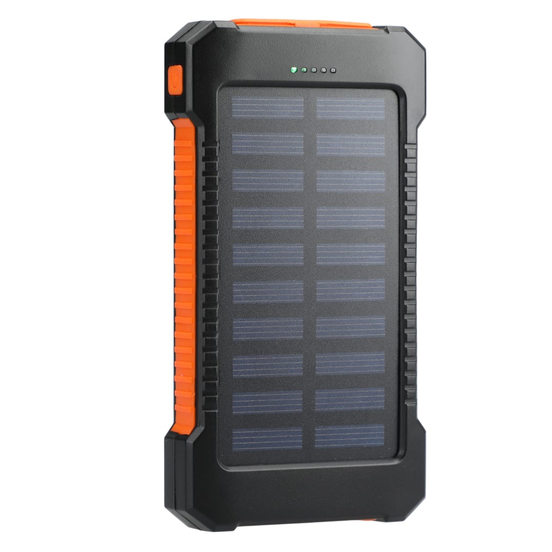 Helio 5000 mAh Solar Power Bank - SM-2838 Black