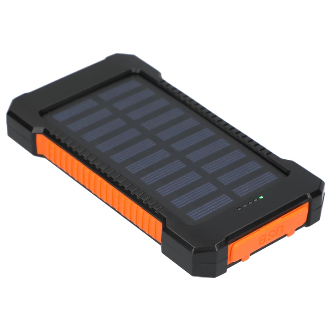 Helio 5000 mAh Solar Power Bank - SM-2838 Black