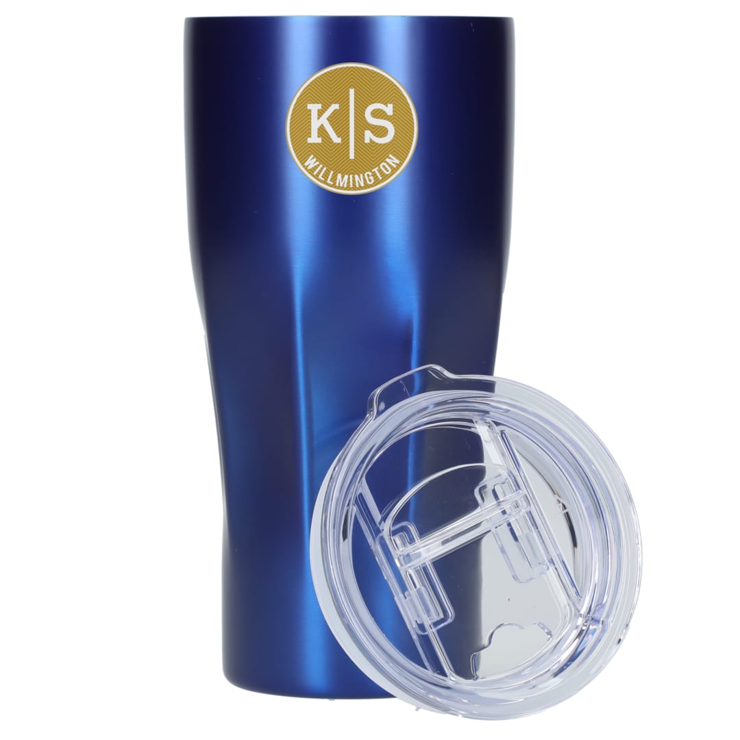 Victor Recycled Vacuum Insulated Tumbler 20oz - 1602-05 Blue