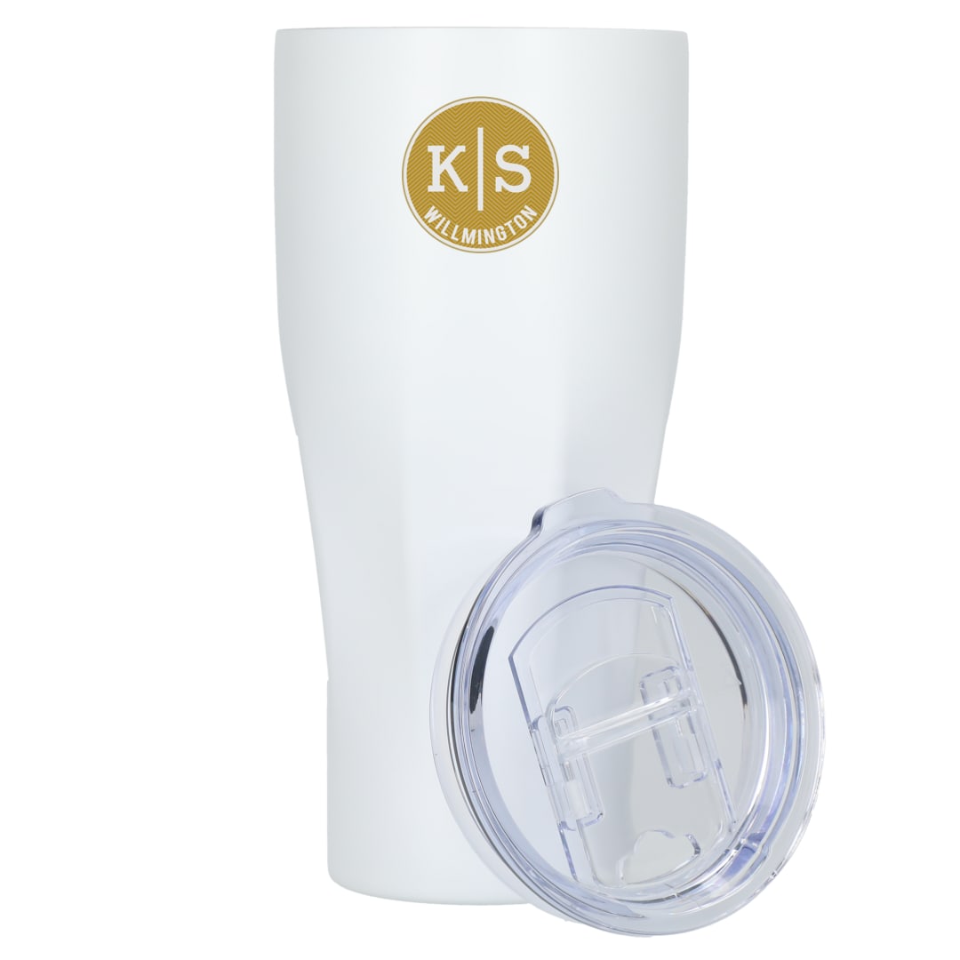 Victor Recycled Vacuum Insulated Tumbler 20oz - 1602-05 White