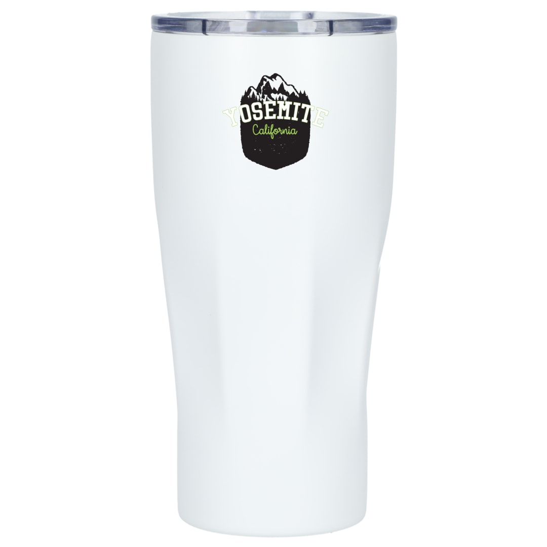 Mega Victor Recycled Vacuum Insulated Tumbler 30oz - 1602-06 White