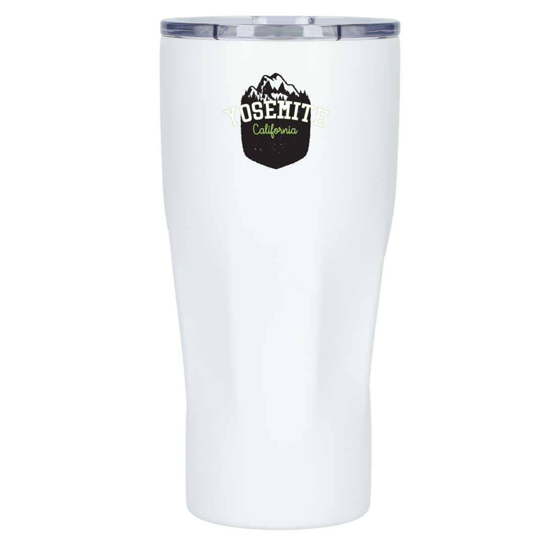 Mega Victor Recycled Vacuum Insulated Tumbler 30oz - 1602-06 White