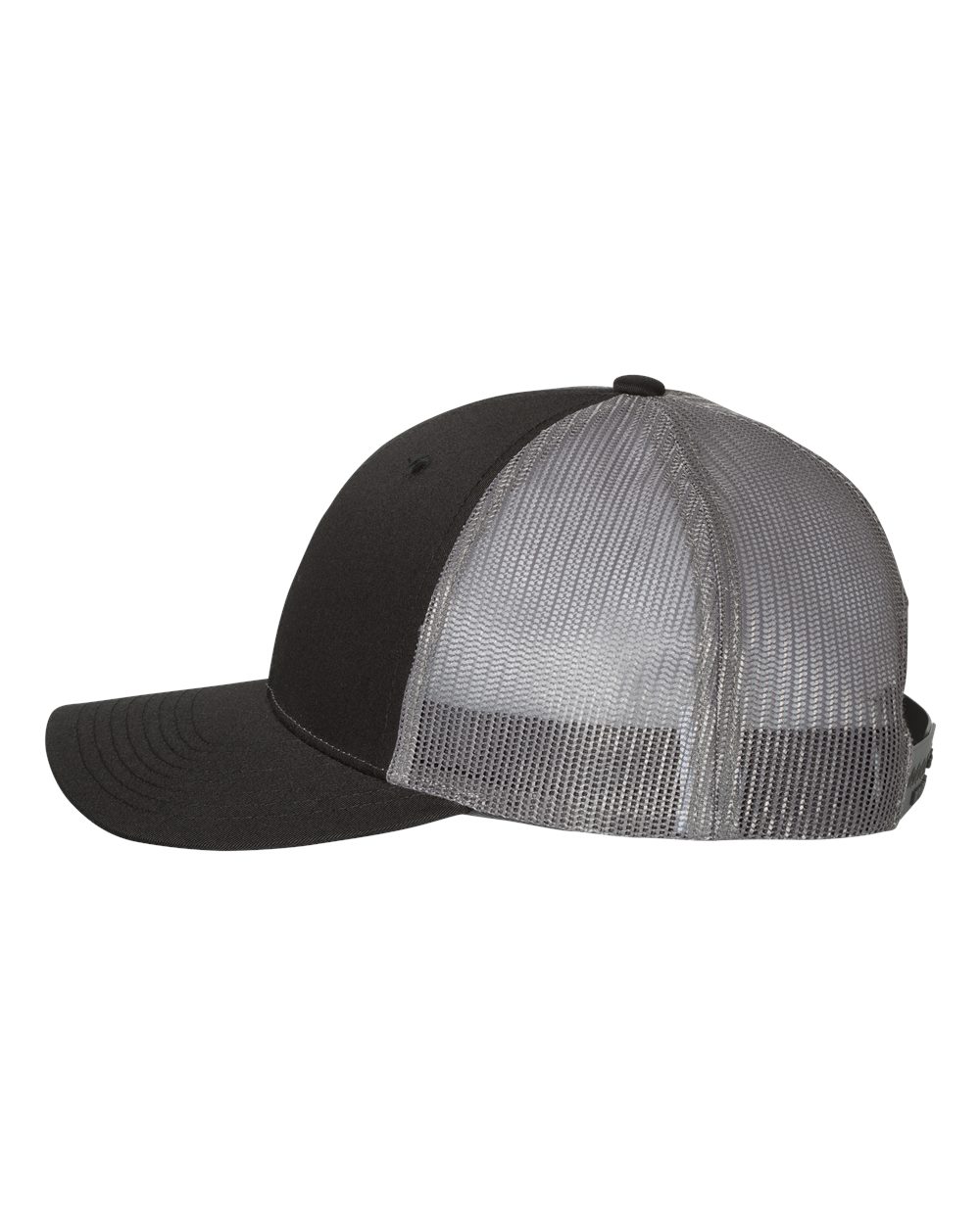 Richardson Low Pro Trucker Cap - 115 Black- Charcoal