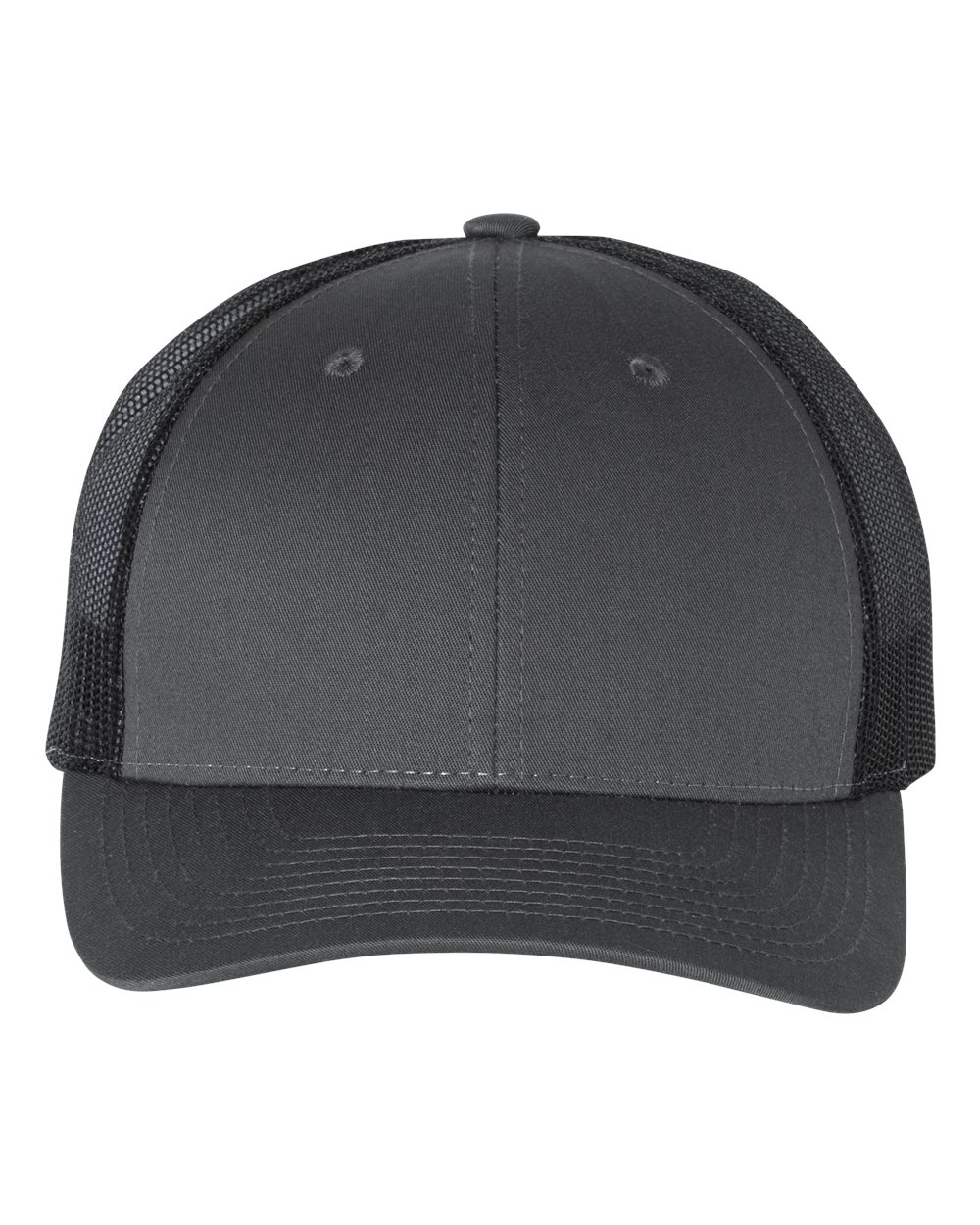 Richardson Low Pro Trucker Cap - 115 Charcoal- Black