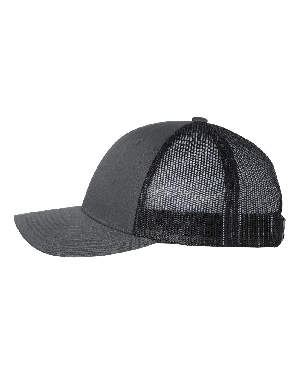 Richardson Low Pro Trucker Cap - 115 Charcoal- Black