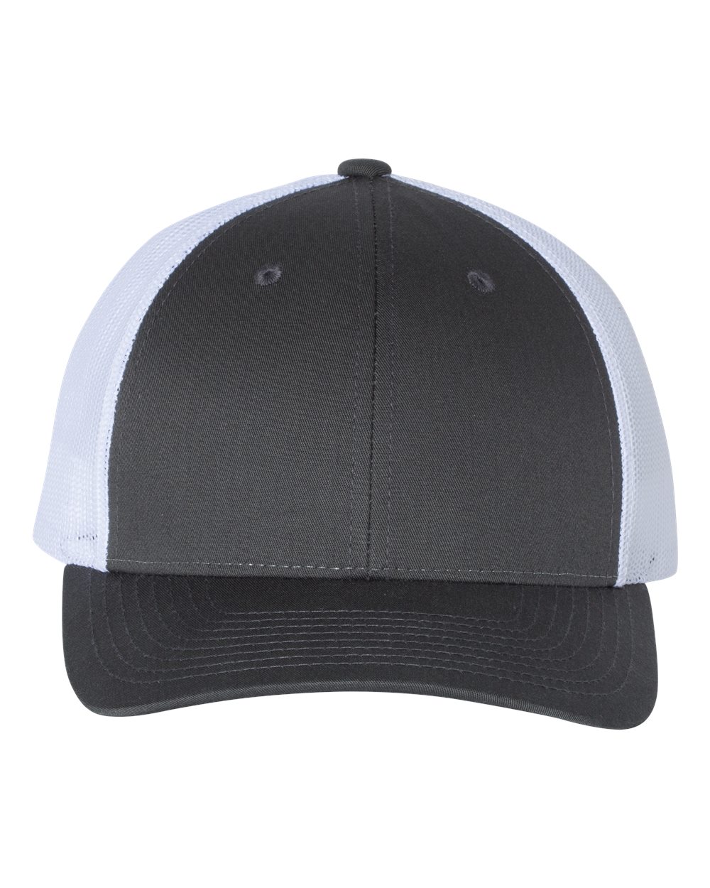 Richardson Low Pro Trucker Cap - 115 Charcoal- White