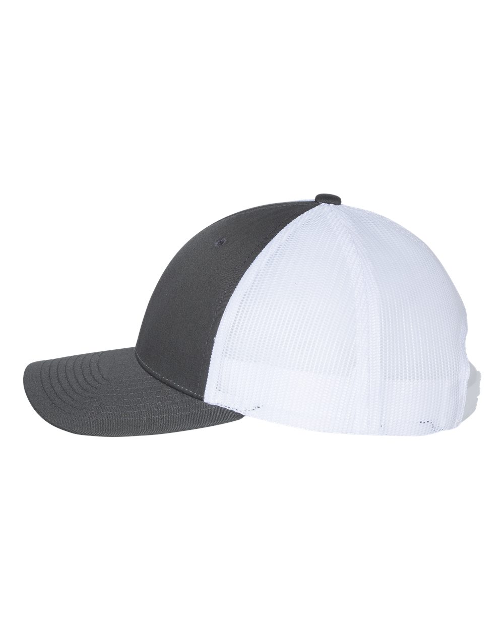 Richardson Low Pro Trucker Cap - 115 Charcoal- White