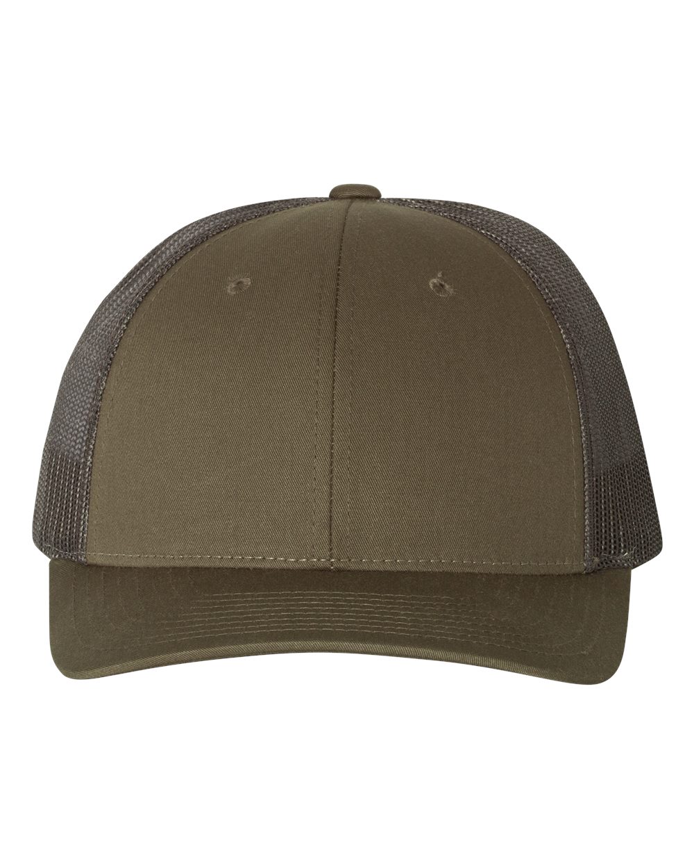 Richardson Low Pro Trucker Cap - 115 Chocolate Chip- Grey Brown