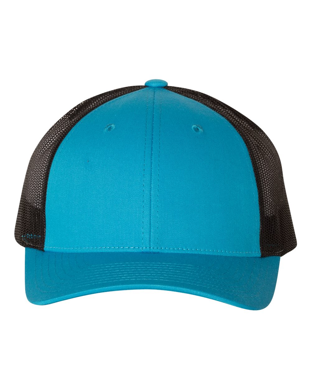 Richardson Low Pro Trucker Cap - 115 Cyan- Black