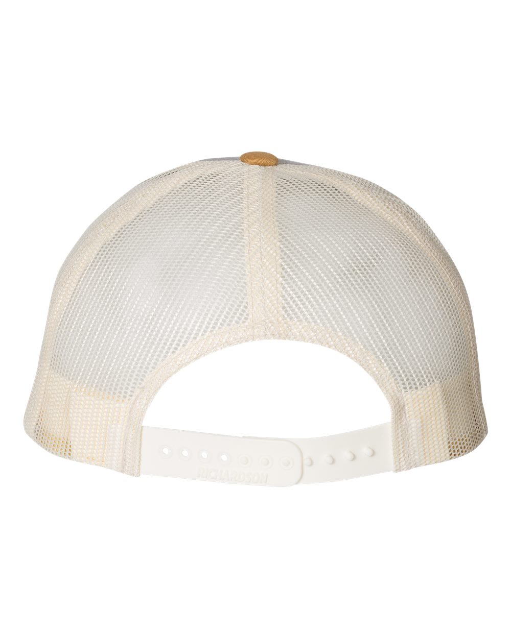 Richardson Low Pro Trucker Cap - 115 Heather Grey- Birch- Amber Gold