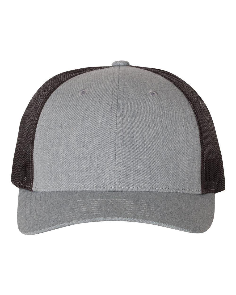 Richardson Low Pro Trucker Cap - 115 Heather Grey- Dark Charcoal