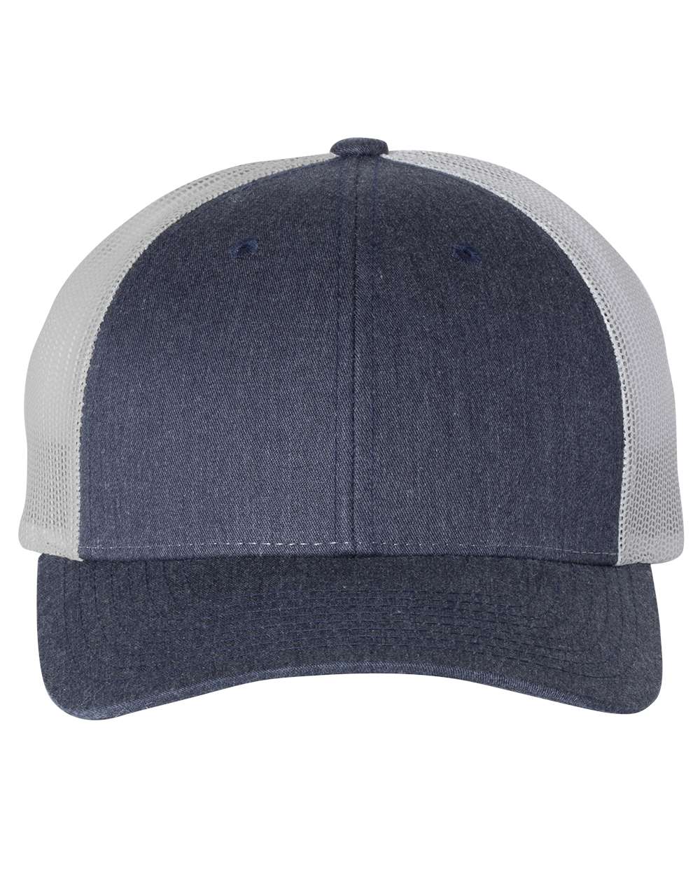 Richardson Low Pro Trucker Cap - 115 Heather Navy- Light Grey