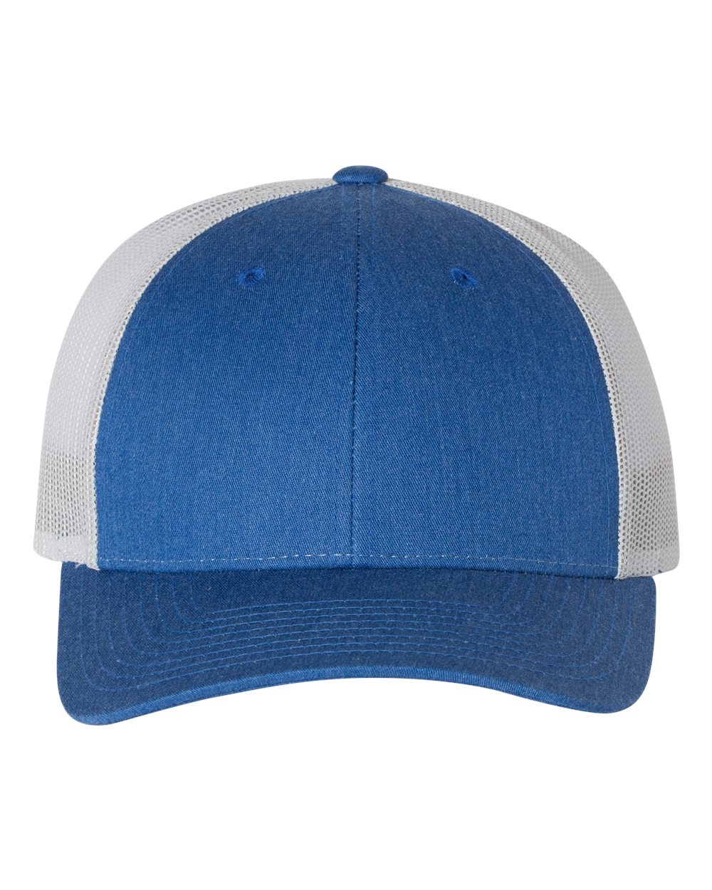 Richardson Low Pro Trucker Cap - 115 Heather Royal- Light Grey