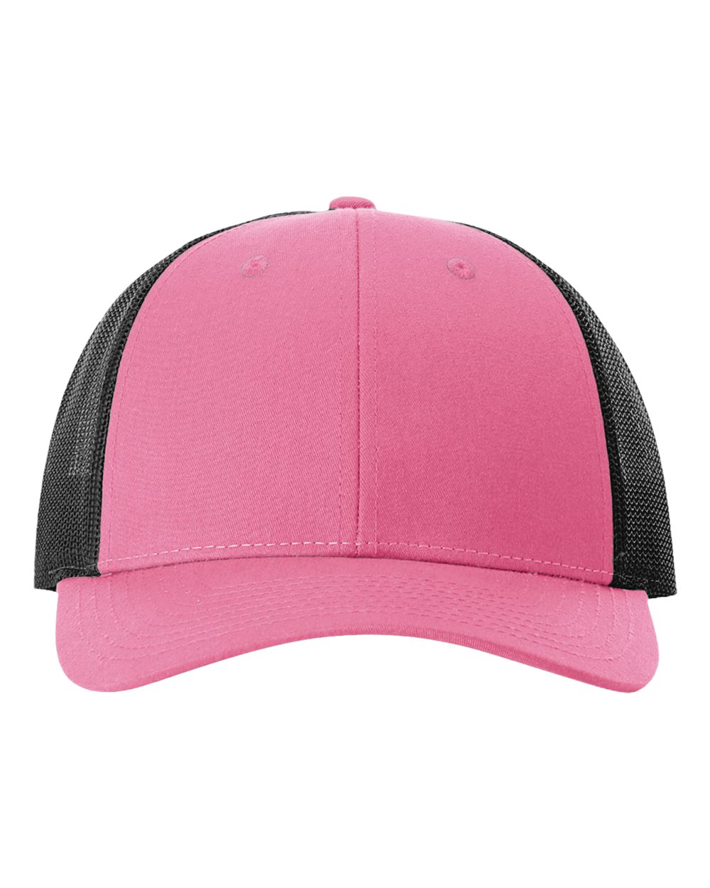Richardson Low Pro Trucker Cap - 115 Hot Pink- Black