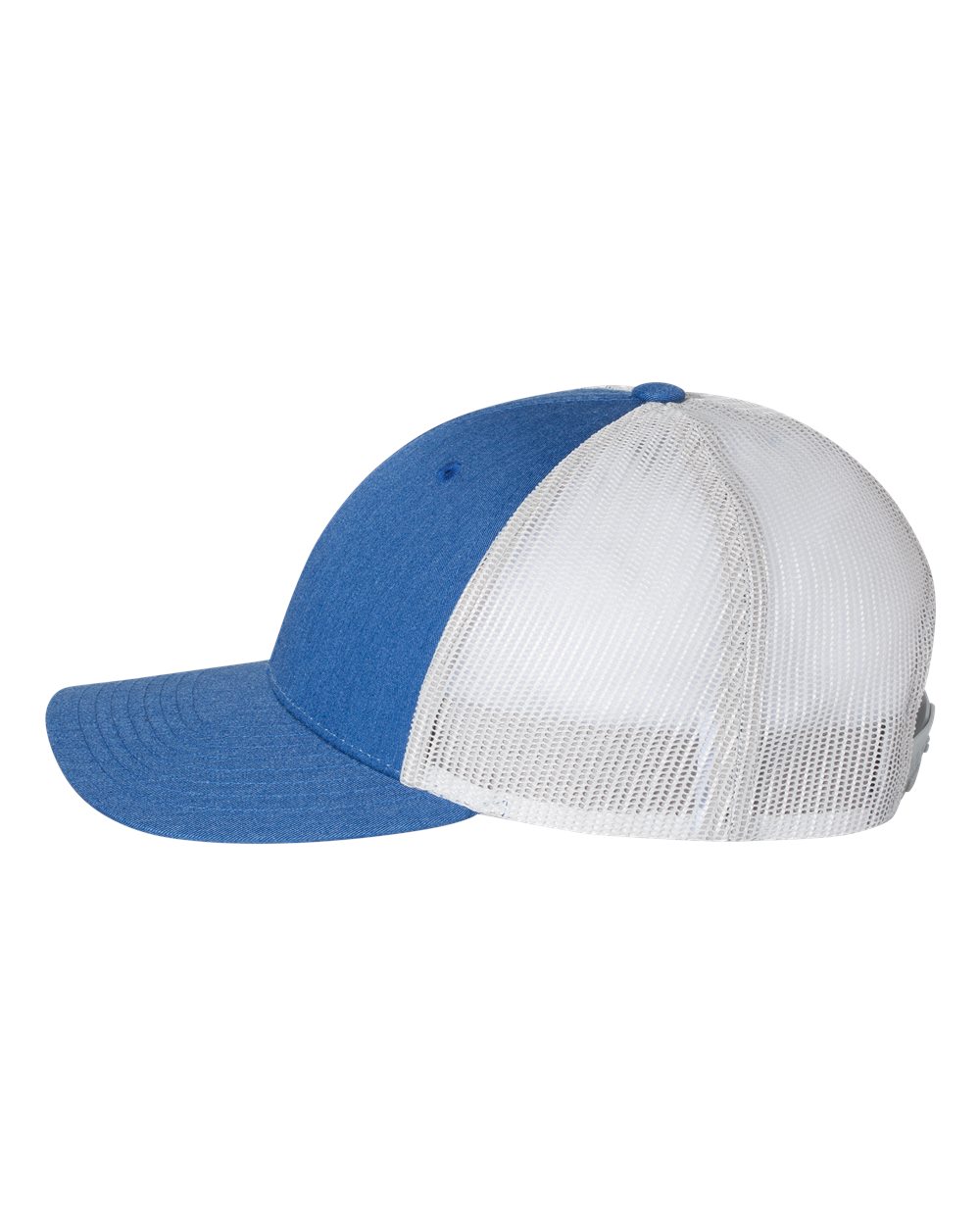 Richardson Low Pro Trucker Cap - 115 Heather Royal- Light Grey