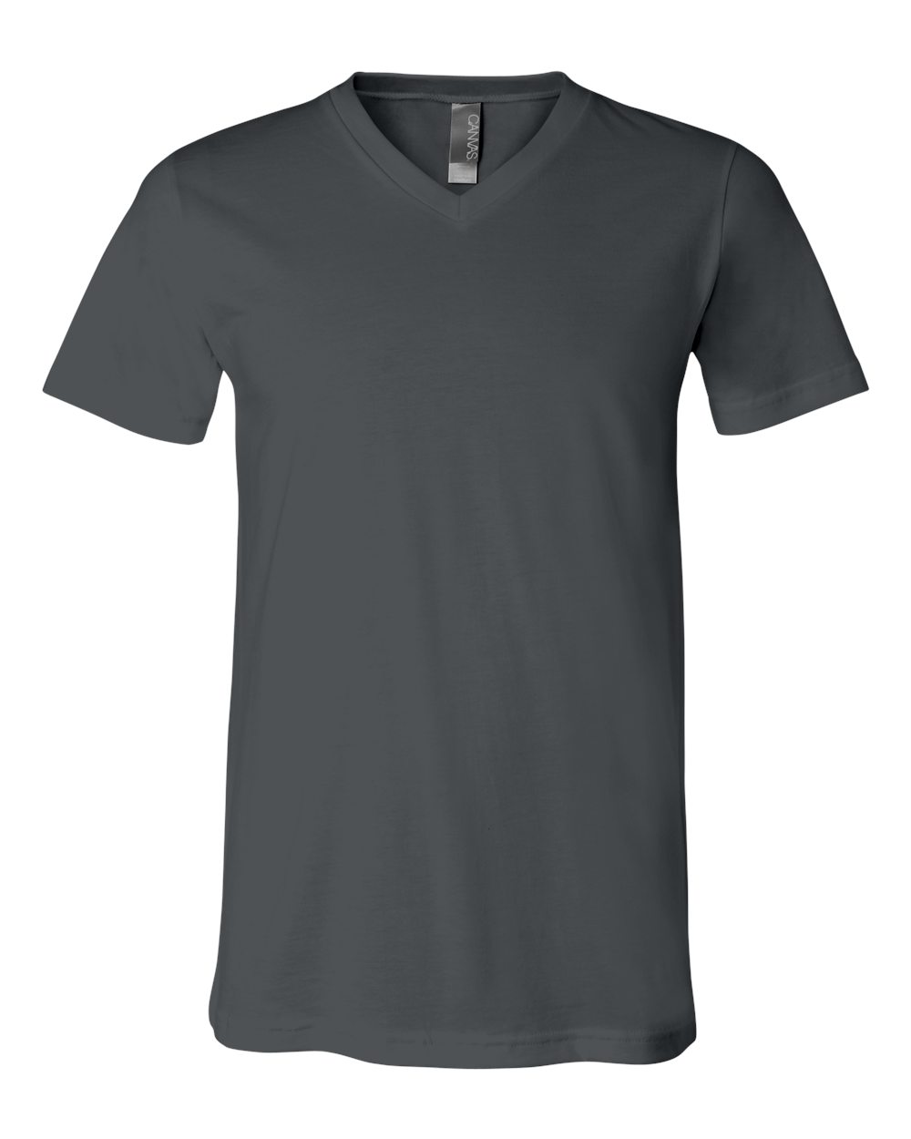 BELLA + CANVAS Unisex Jersey V-Neck Tee - 3005 Asphalt