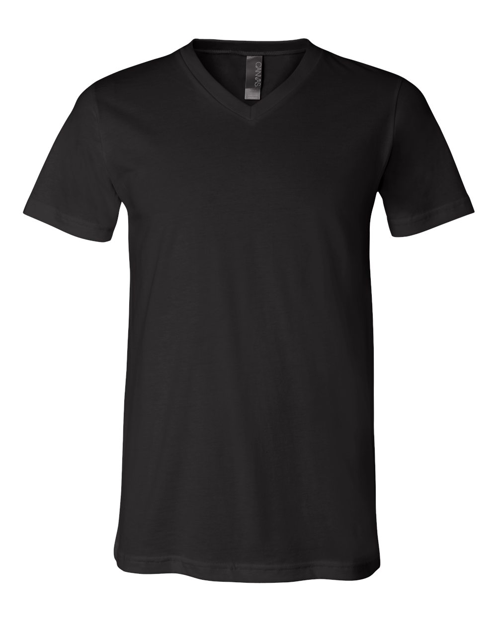 BELLA + CANVAS Unisex Jersey V-Neck Tee - 3005 Black