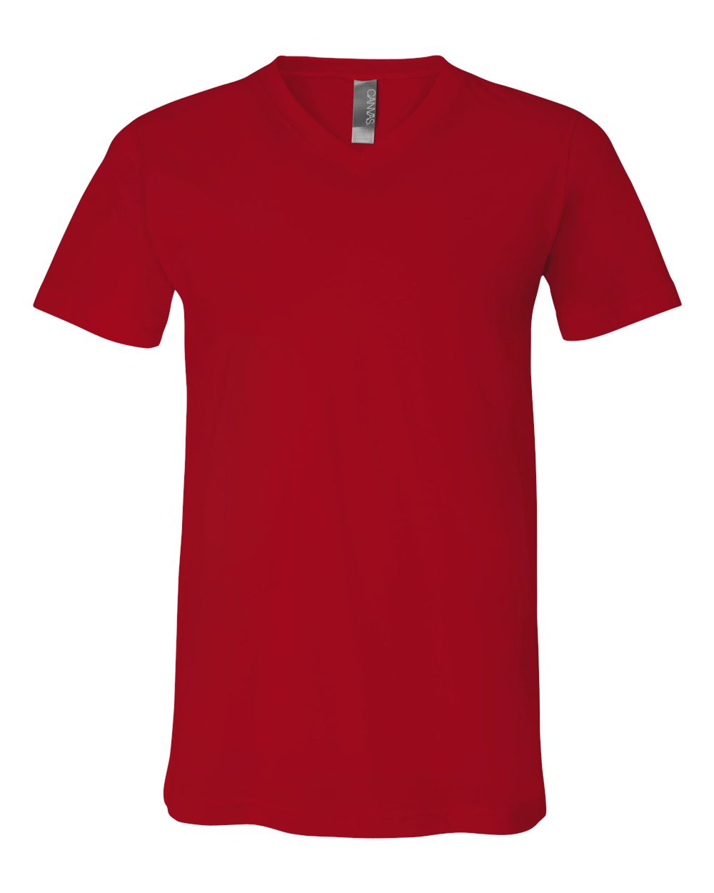 BELLA + CANVAS Unisex Jersey V-Neck Tee - 3005 Red