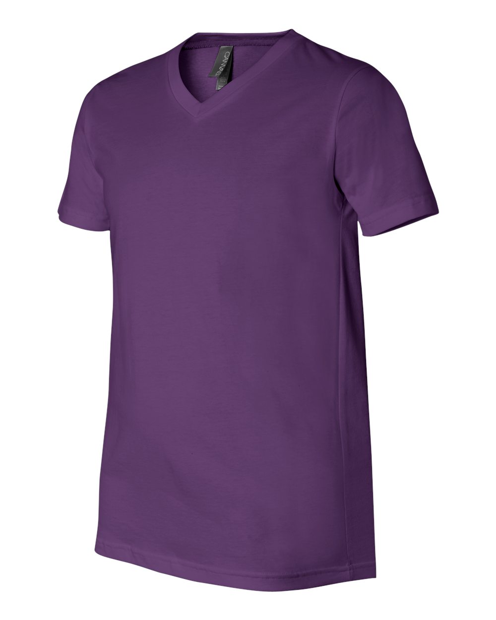 BELLA + CANVAS Unisex Jersey V-Neck Tee - 3005 Team Purple