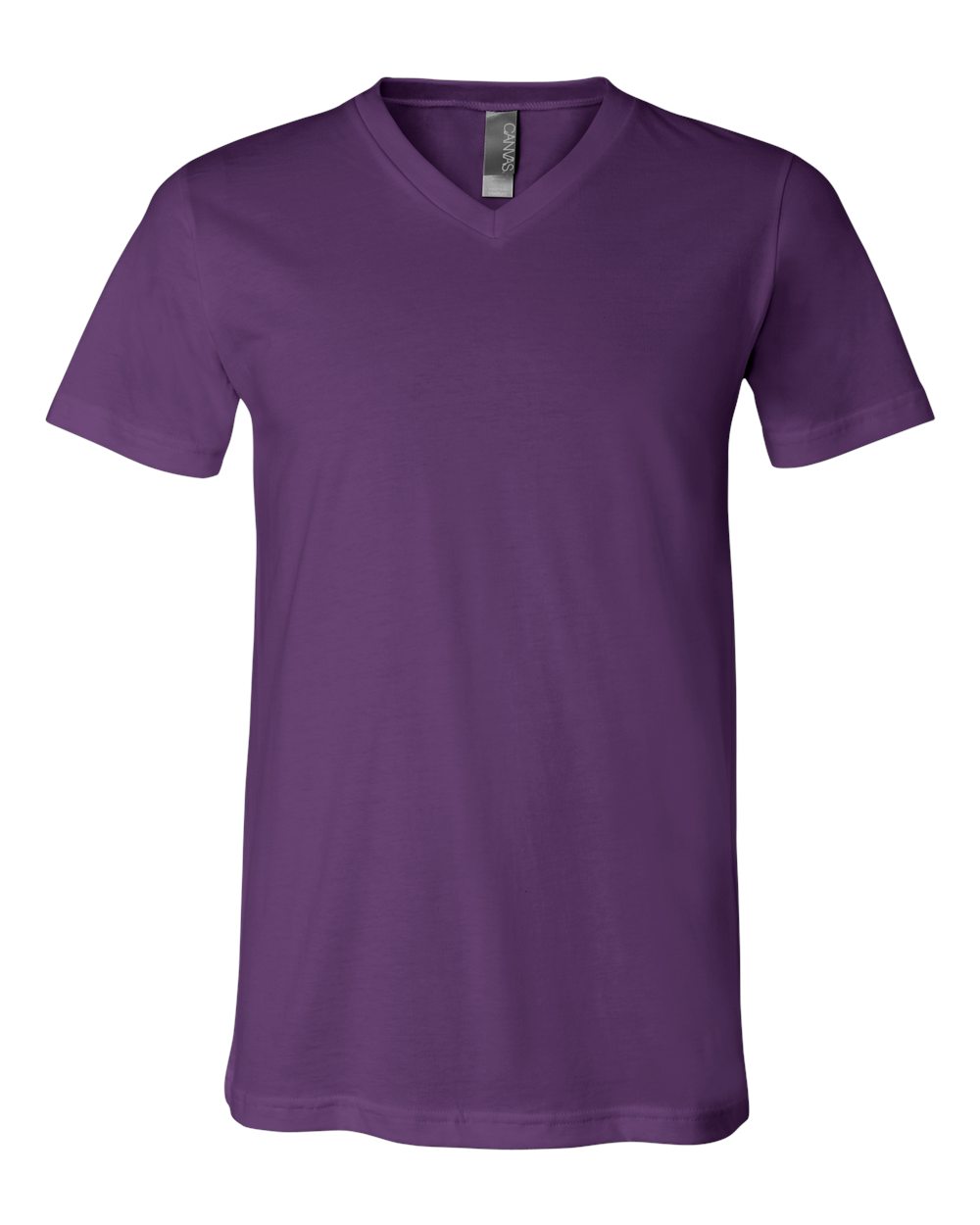 BELLA + CANVAS Unisex Jersey V-Neck Tee - 3005 Team Purple
