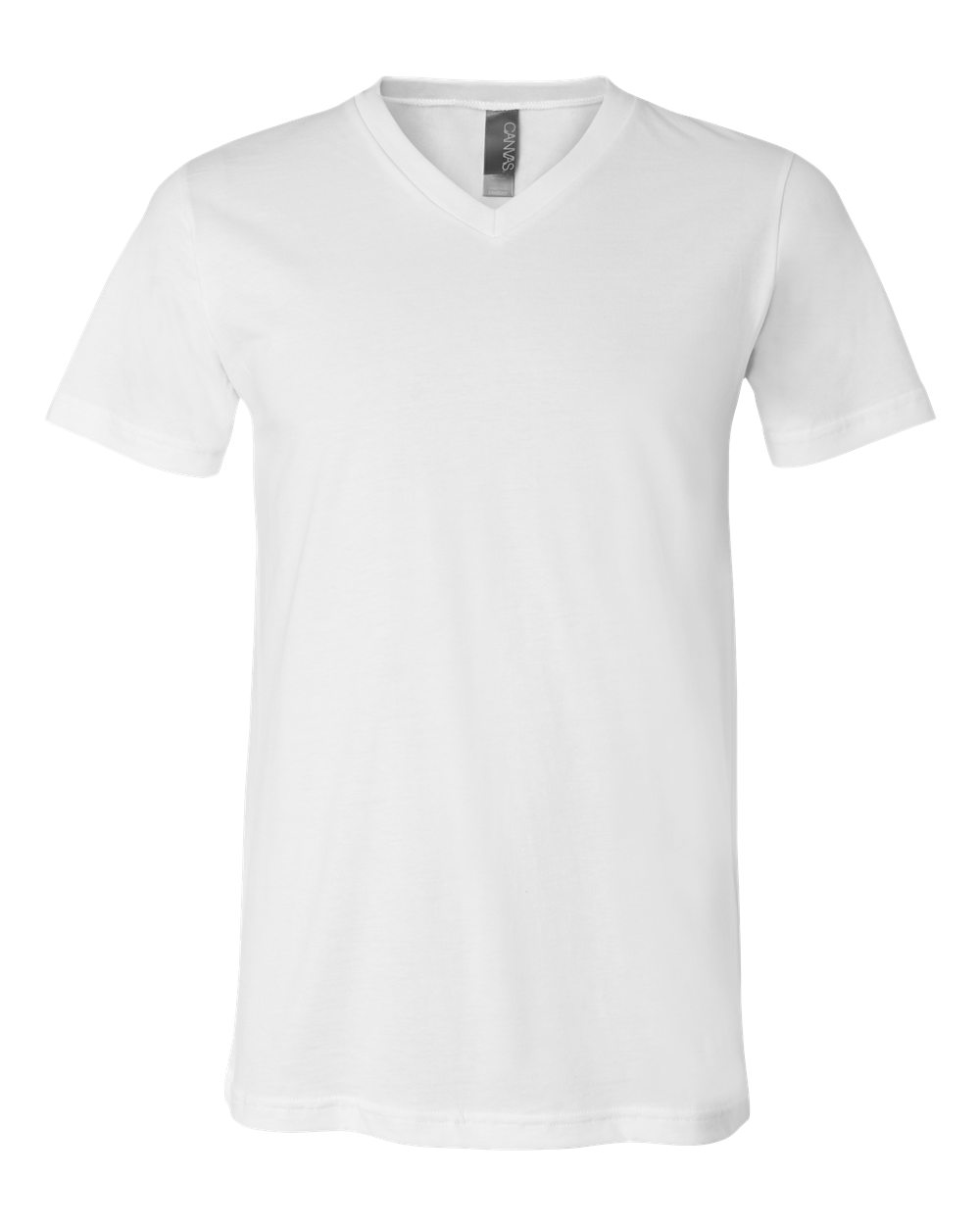 BELLA + CANVAS Unisex Jersey V-Neck Tee - 3005 White