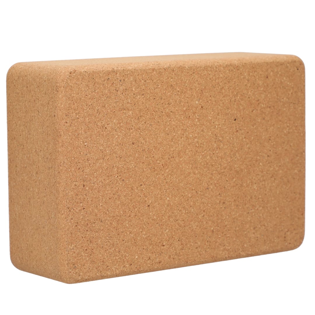 Wellable Wellable™ Cork Yoga Block - 1631-32 Natural