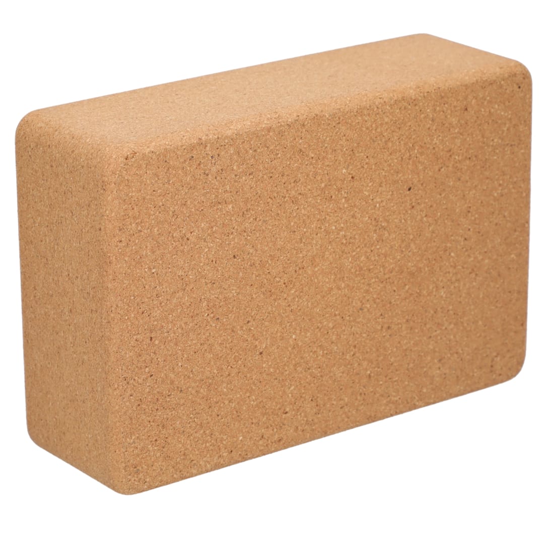 Wellable Wellable™ Cork Yoga Block - 1631-32 Natural