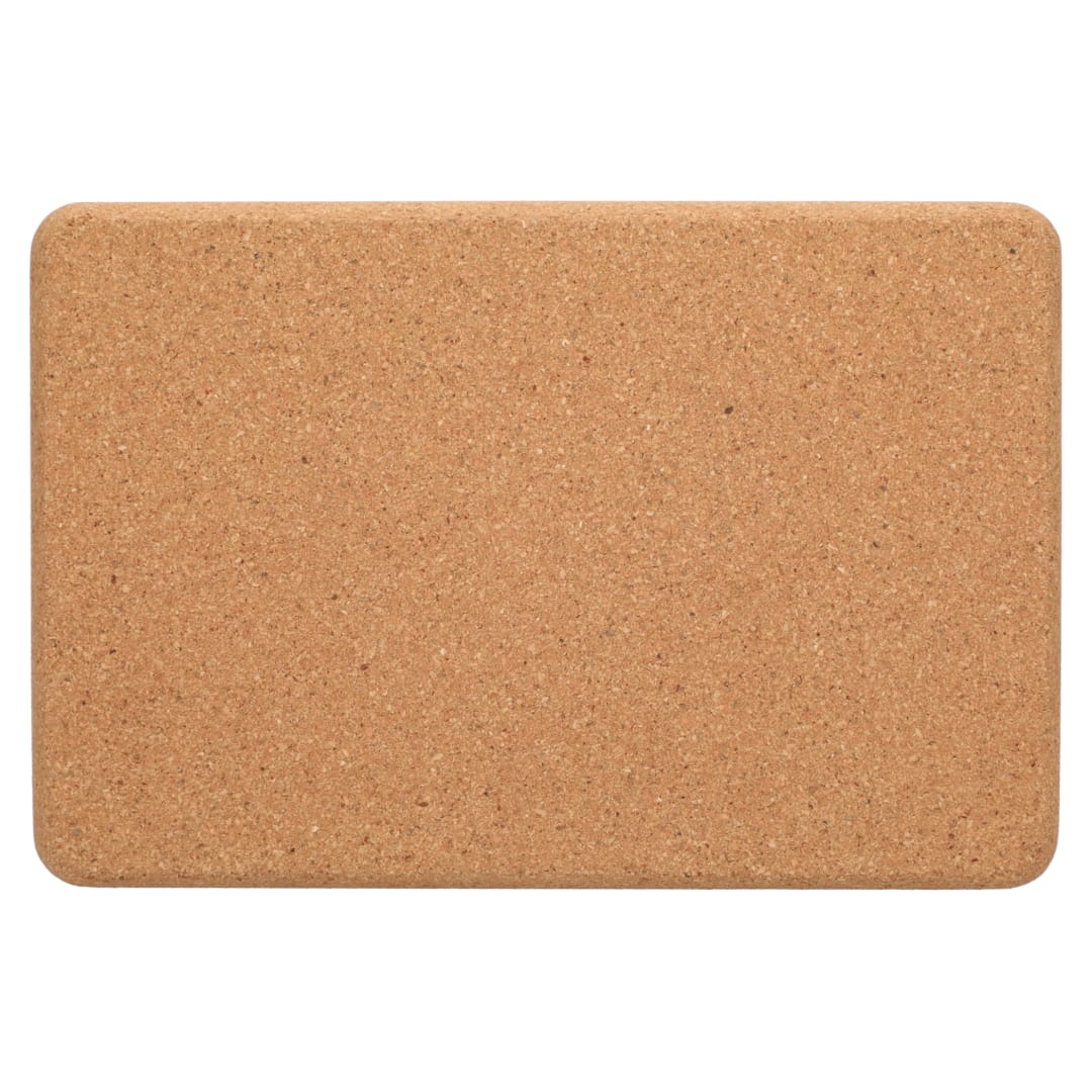 Wellable Wellable™ Cork Yoga Block - 1631-32 Natural