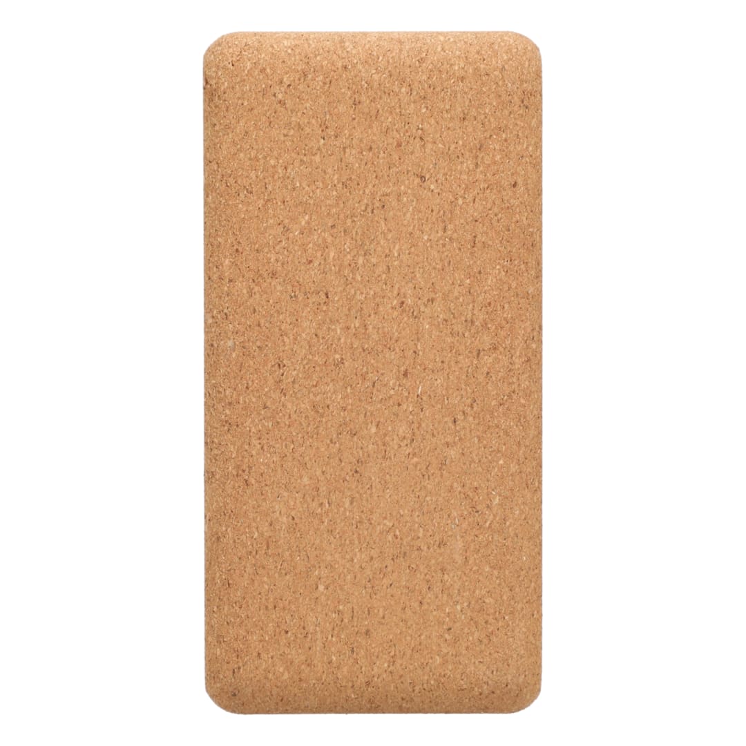 Wellable Wellable™ Cork Yoga Block - 1631-32 Natural