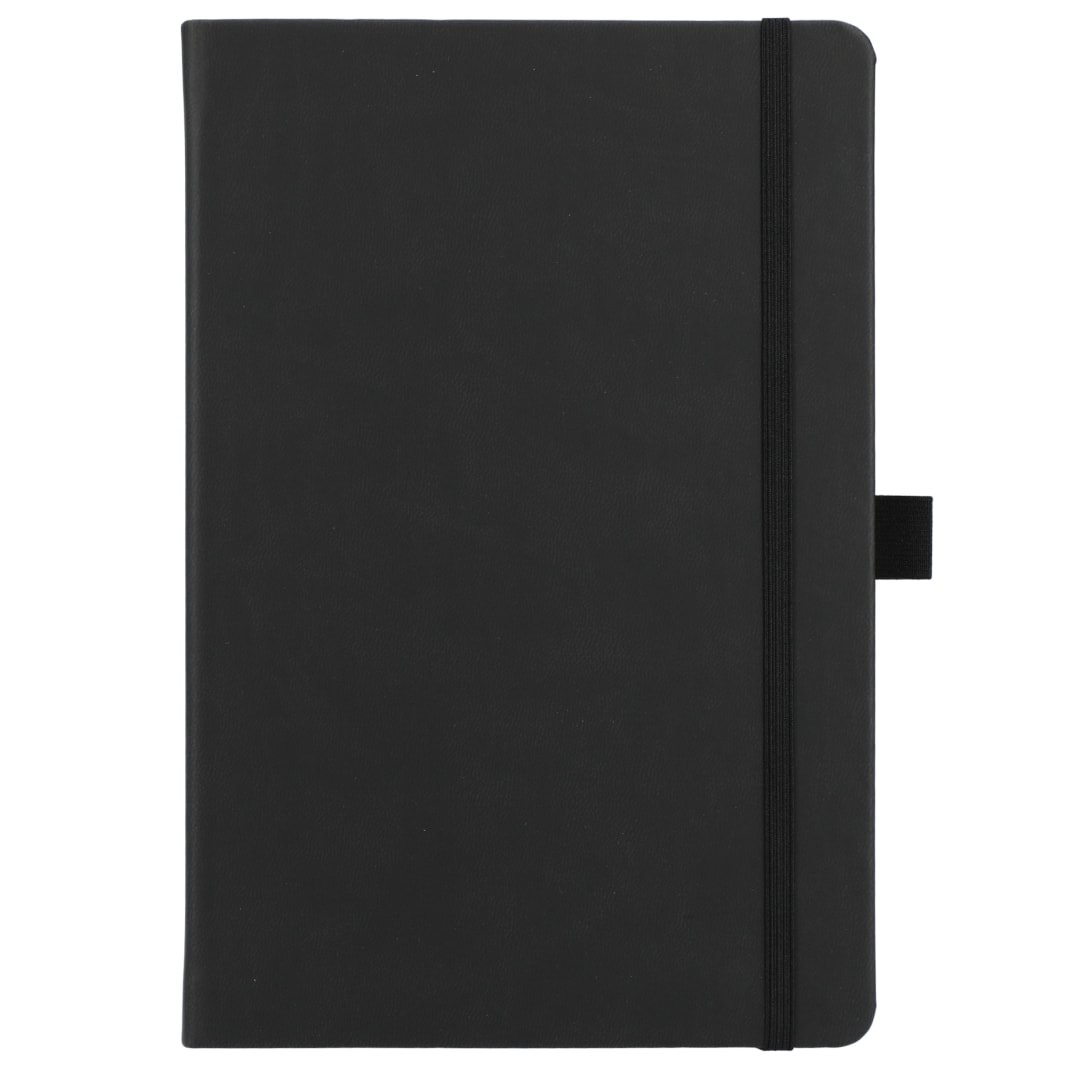 5.5&quot; x 8.5” Mano Recycled Hard Bound Journal - 2900-48 Black