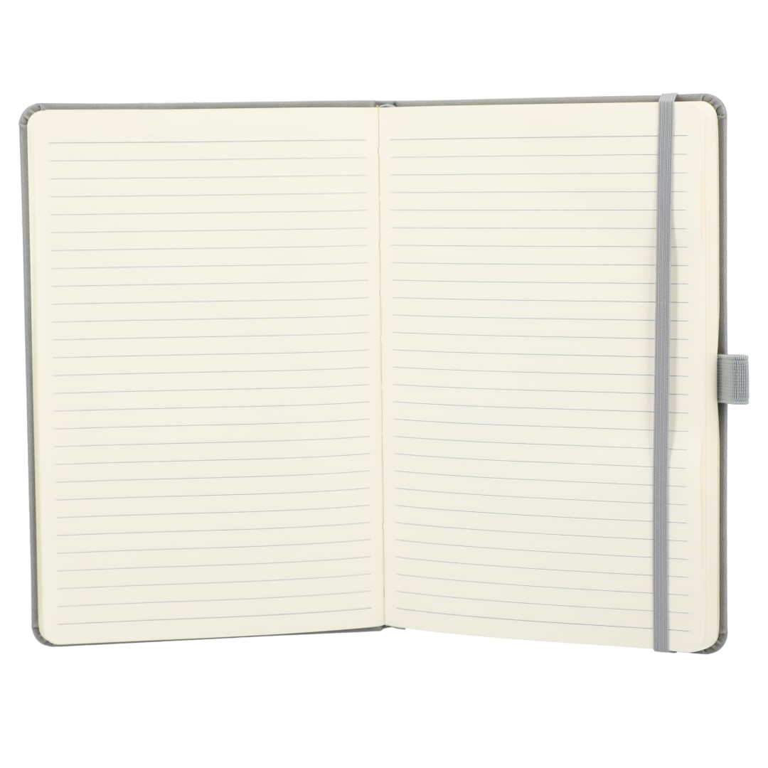 5.5&quot; x 8.5” Mano Recycled Hard Bound Journal - 2900-48 Gray