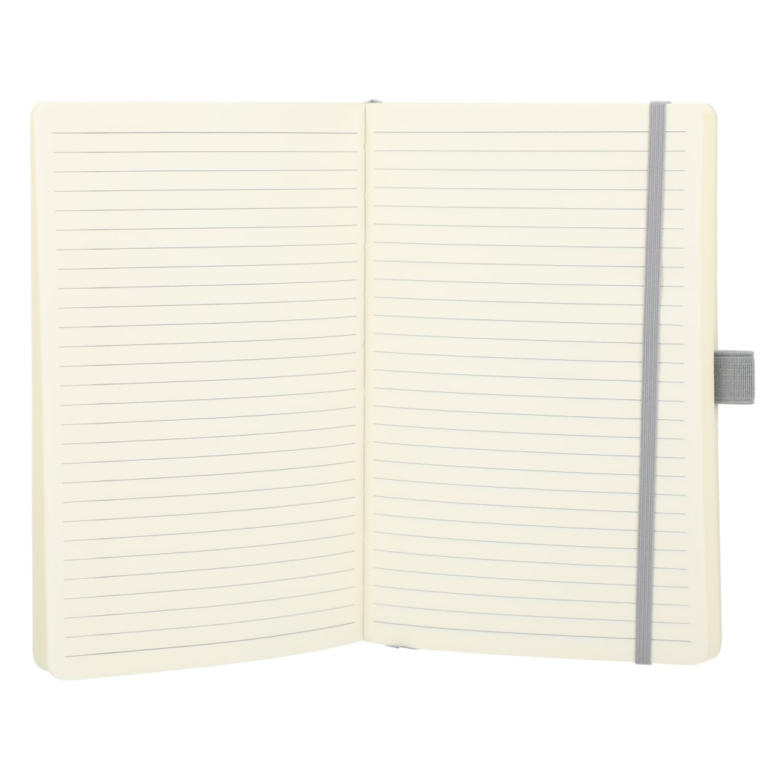 5.5&quot; x 8.5” Skiva Soft Bound Journal - 2900-49 Gray