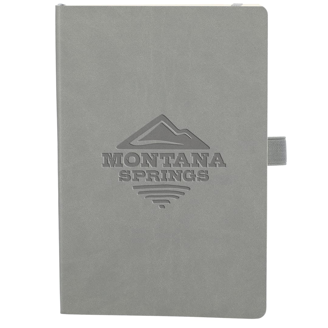 5.5&quot; x 8.5” Skiva Soft Bound Journal - 2900-49 Gray